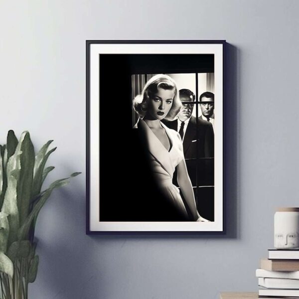 Dial M for Murder Grace Kelly classic film art print
