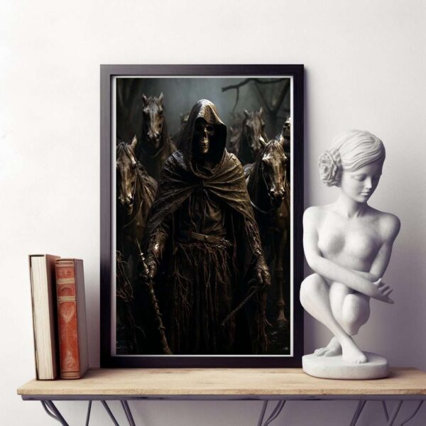 Grim Reaper Dark Gothic Death S Gothic Wall Art Print