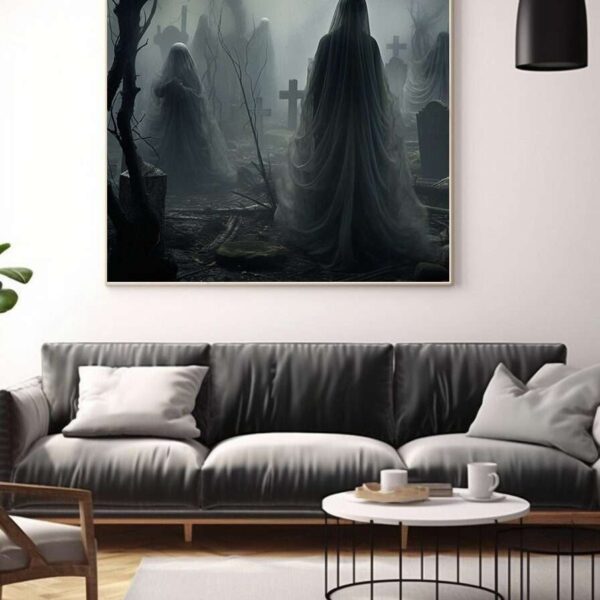 Halloween Haunting Gothic Gothic Wall Art Print