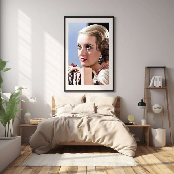 Bette Davis Iconic Moments 50S 60S Portrait Wall Art Print