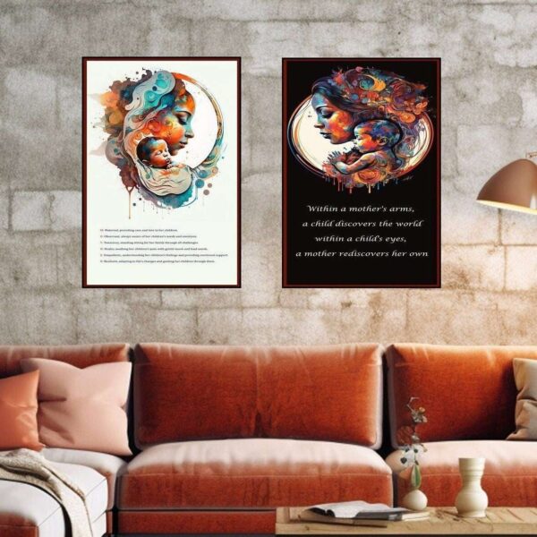 Mother and Child Wall Art