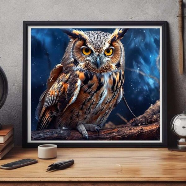 Owl Watercolour Paintings