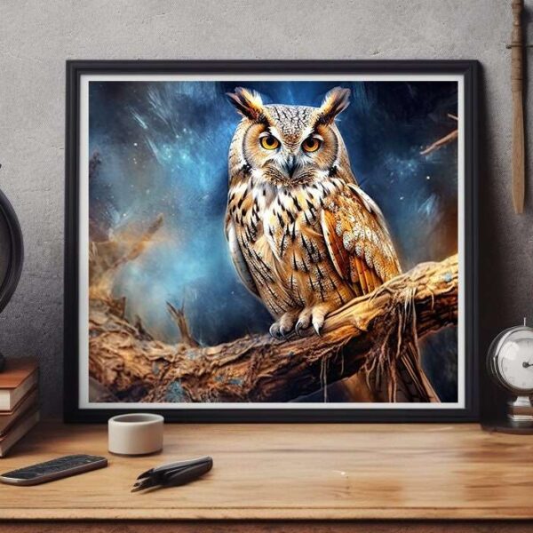 Owl Watercolour Paintings