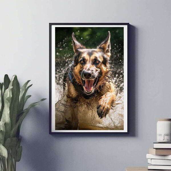 German Sheppard Art Print