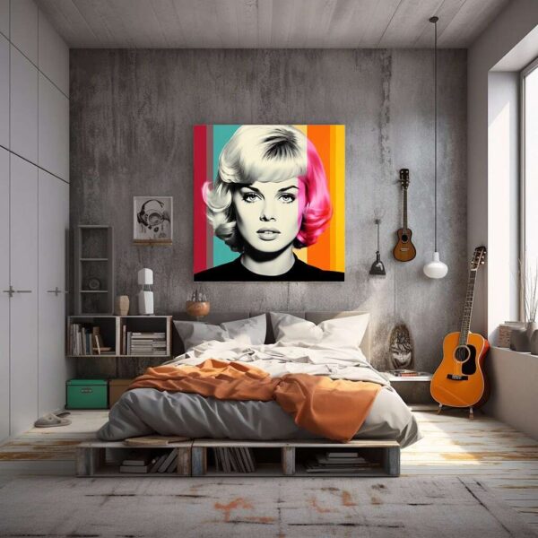 Doris Day Pop Art Print: