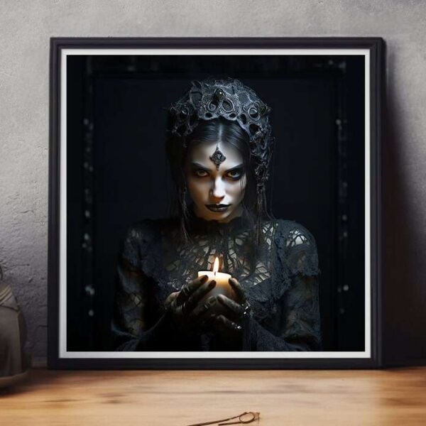 Set Of Gothic Prints Dark Fantasy Gothic Wall Art Print