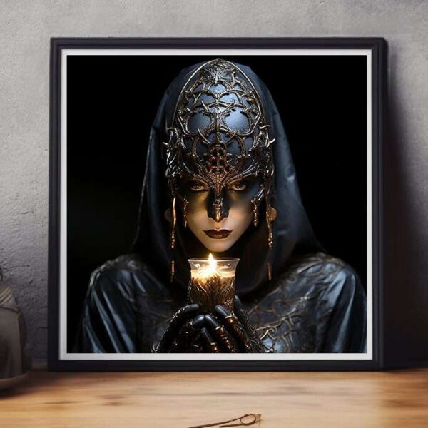 Dark Gothic Fantasy Prints Portrait Wall Art Print