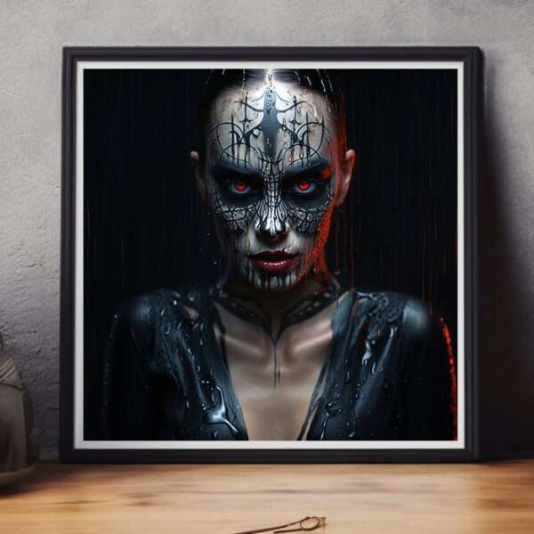 Dark Gothic Fantasy Prints Portrait Wall Art Print