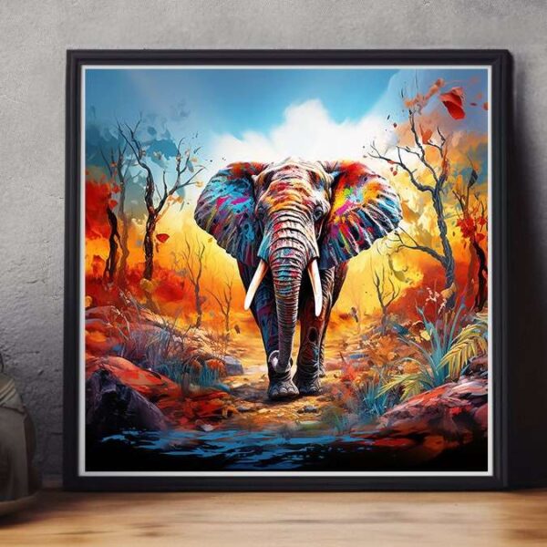 Elephant Pop Art Print