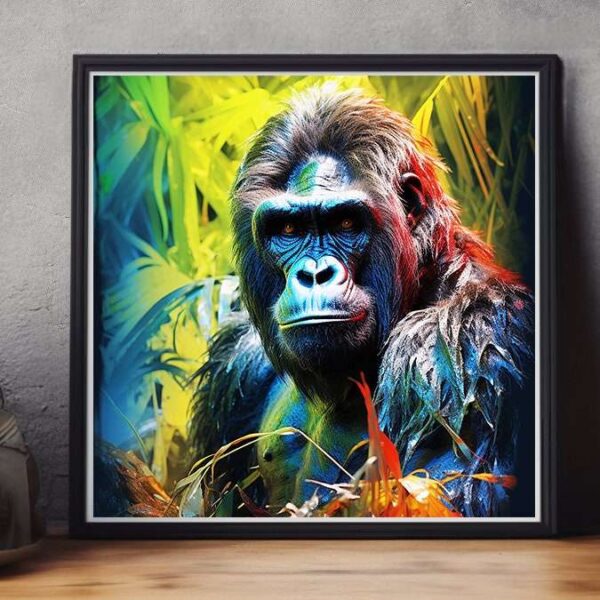 Gorilla Pop Art Poster