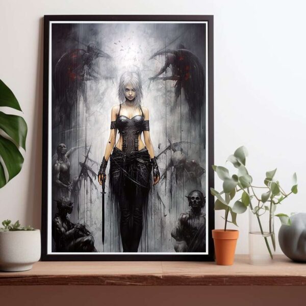 Gothic Fantasy Luis Royo Home Gothic Wall Art Print