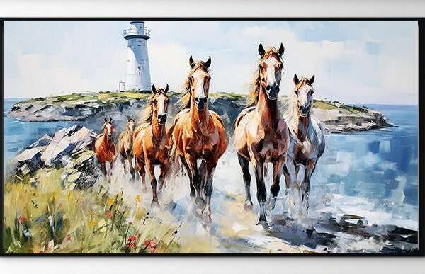Coastal Horse Wall Art