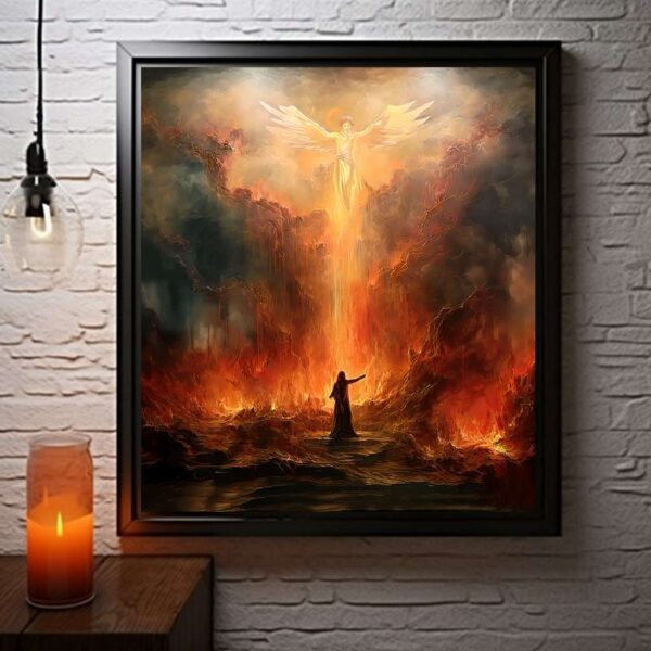 Fallen Angel Gothic Wall Art