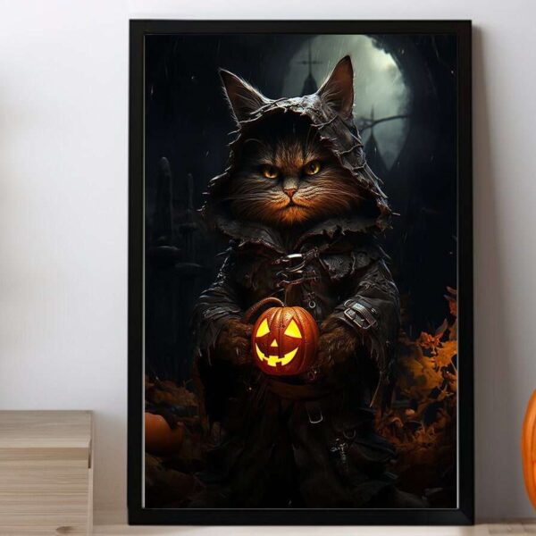 Cat Portrait Wall Art Print