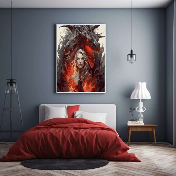 Fantasy Dragon Wall Art