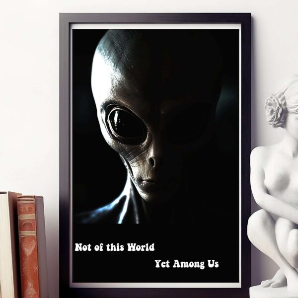Alien Digital Print, Art Poster
