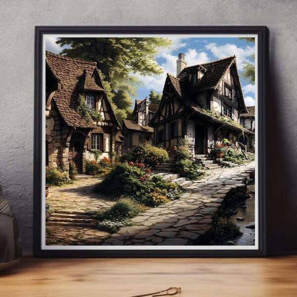 French Country Painting Landscape