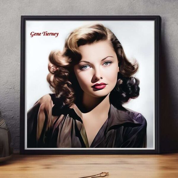 Gene Tierney Print