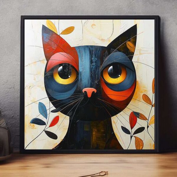 Surreal Cat Art Print